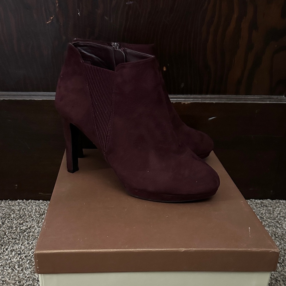 Impo Burgundy Heeled Boots